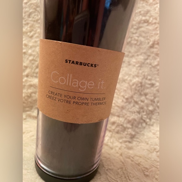 Starbucks NWT Collage It Customizable Travel Mug Commuter Cup 16oz 2011 - Picture 2 of 7